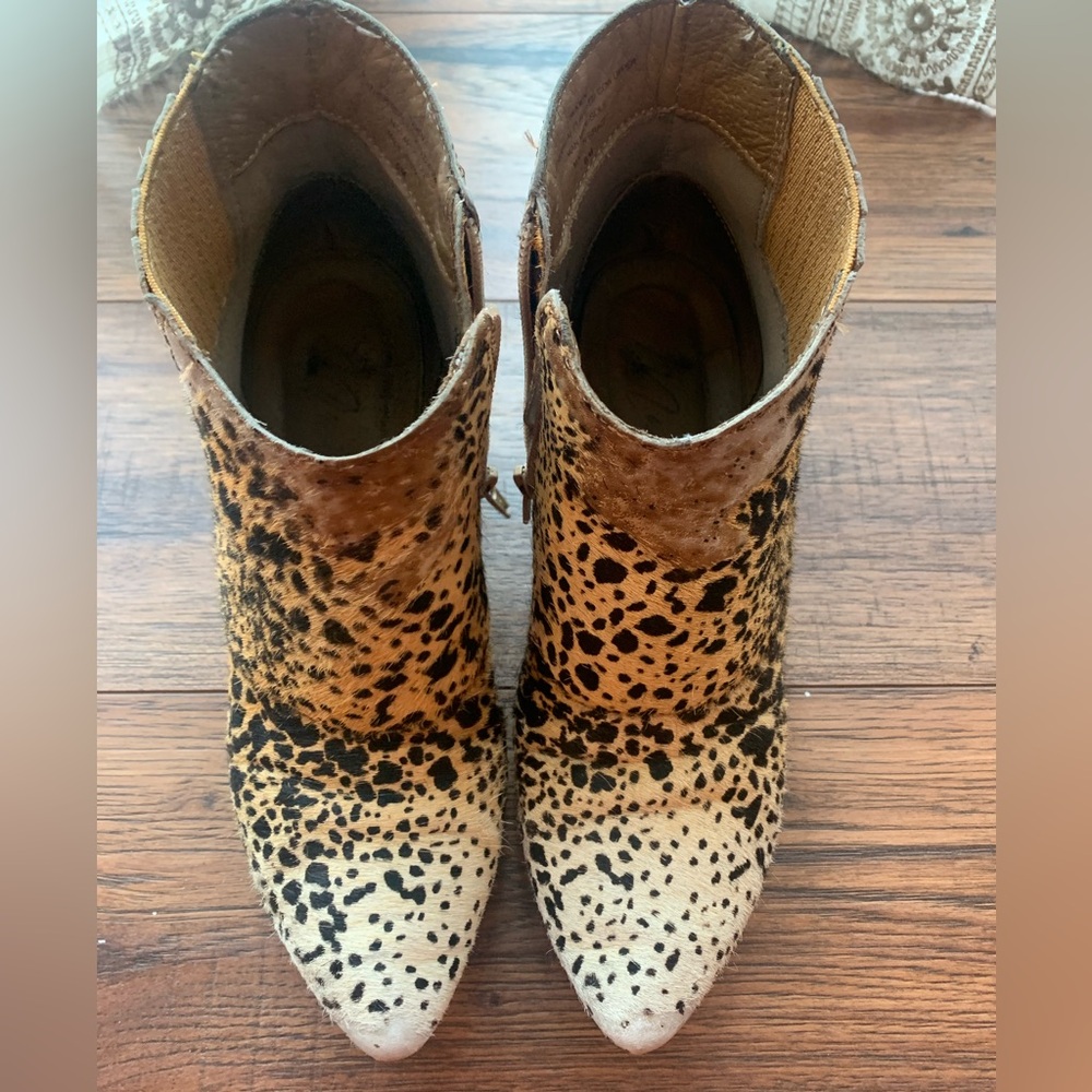 Matisse Leopard Print Booties For Fall